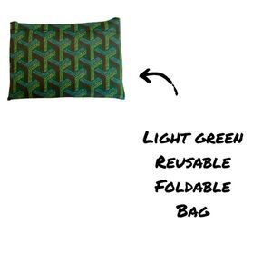 Light Green Reusable Foldable Tote
